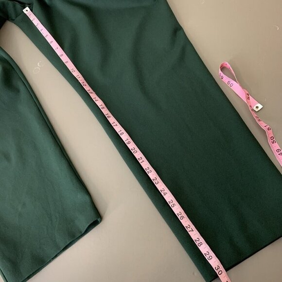 Susan Graver Womens Pants 2X Tall Pull On Green Stretch Smart Ponte Slim Leg - Picture 11 of 15